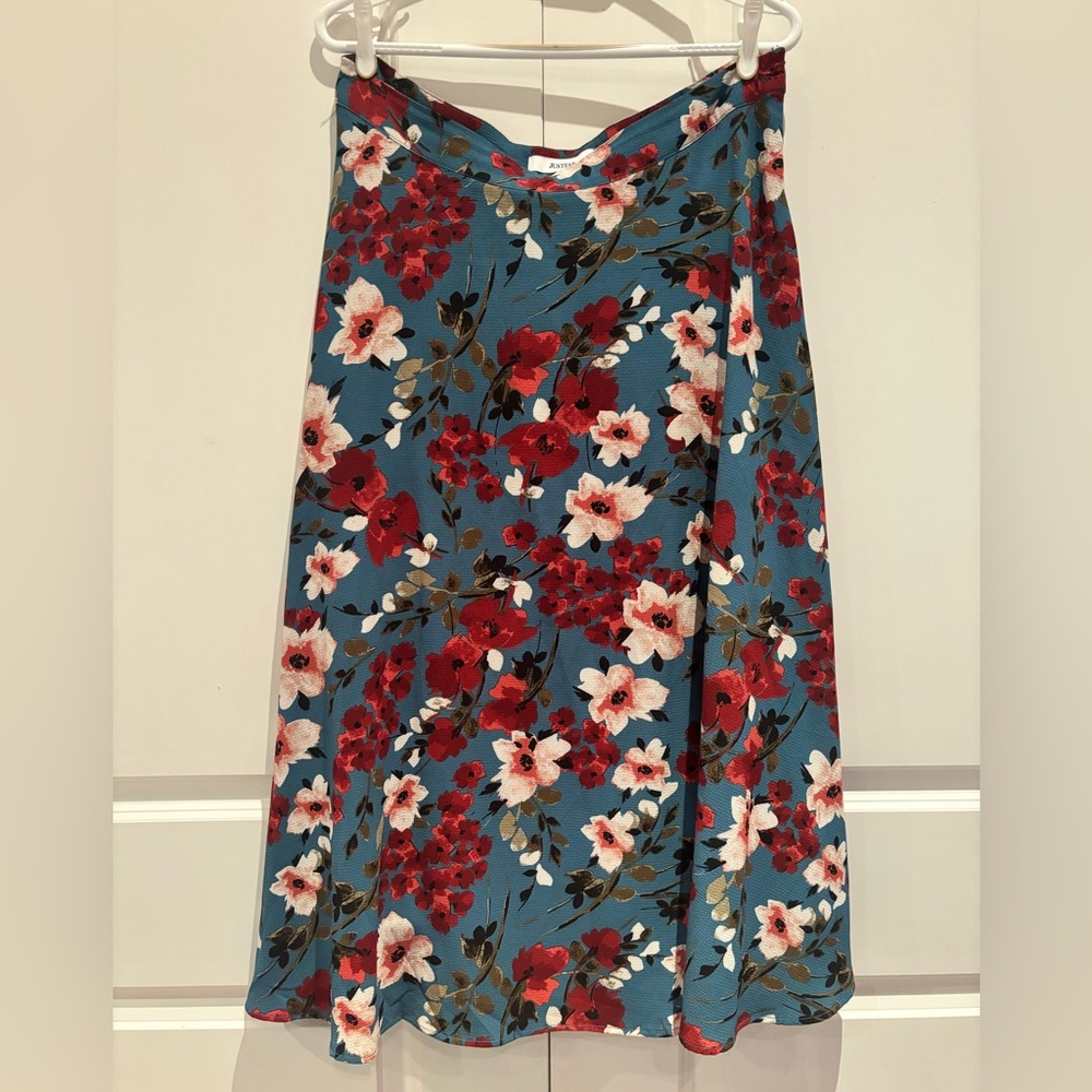 Floral midi skirt Just Fab